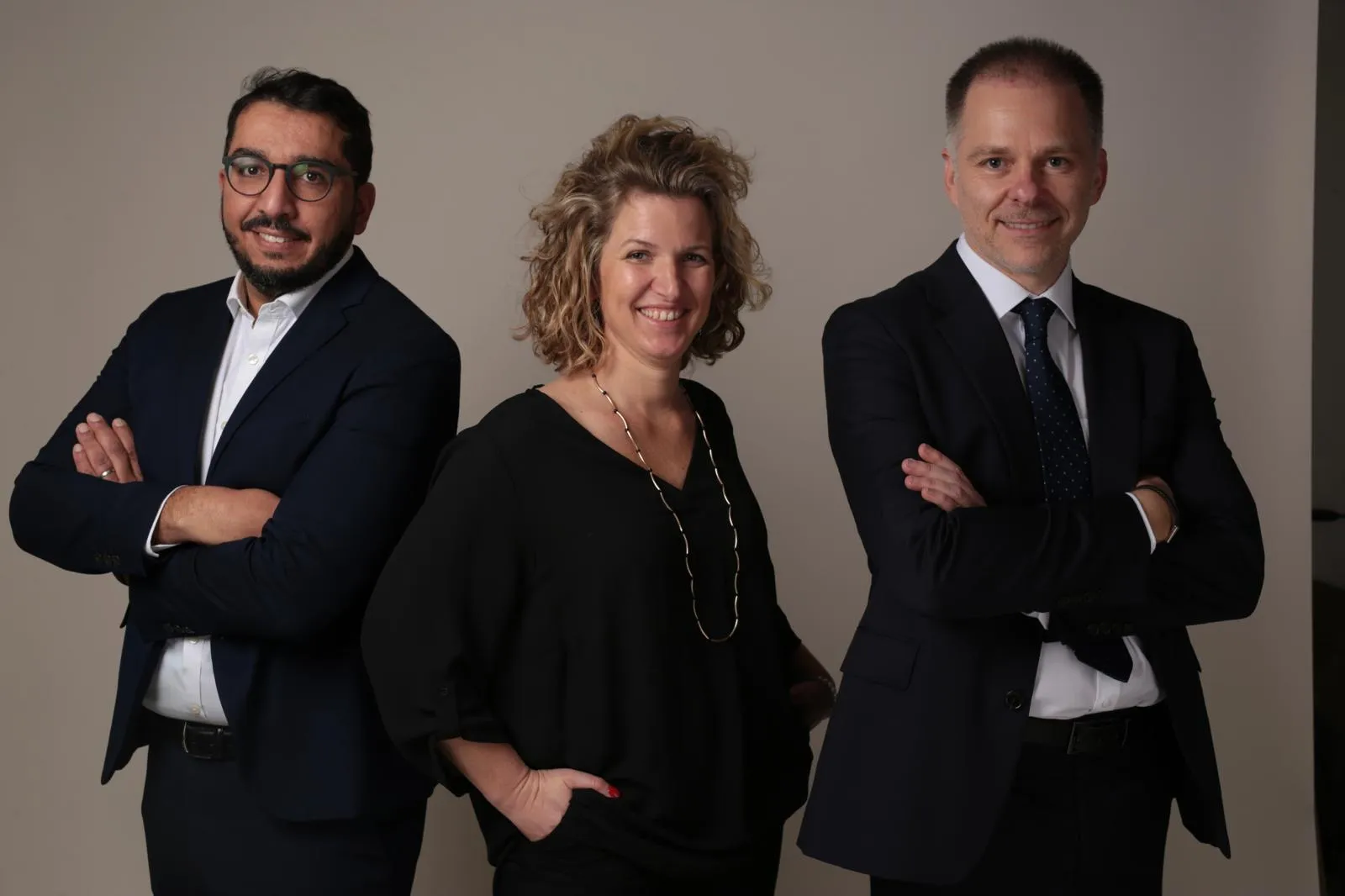 Équipe Azalée Patrimoine - Vision d'ensemble équipe diversifiée (4 personnes)